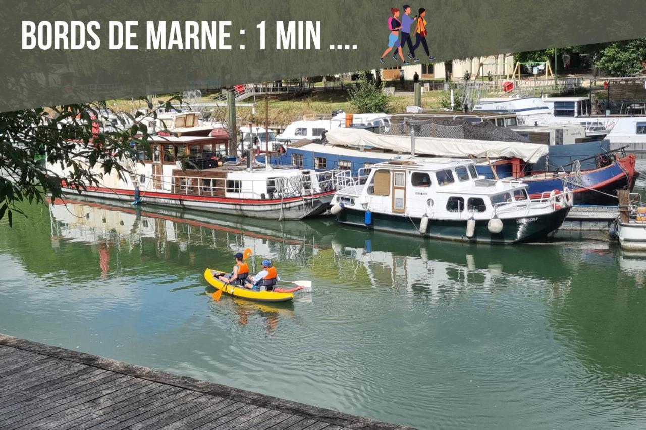 Evasion Entre Paris, Disneyland Et Bords De Marne Noisy-le-Grand Exterior photo